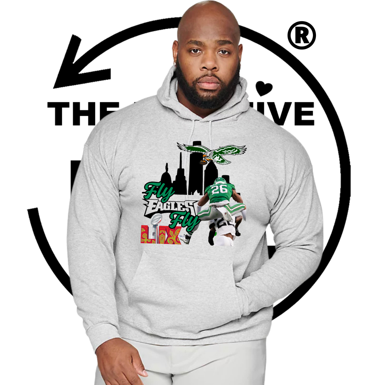 UNISEX, Fly Eagles Fly Hoodie