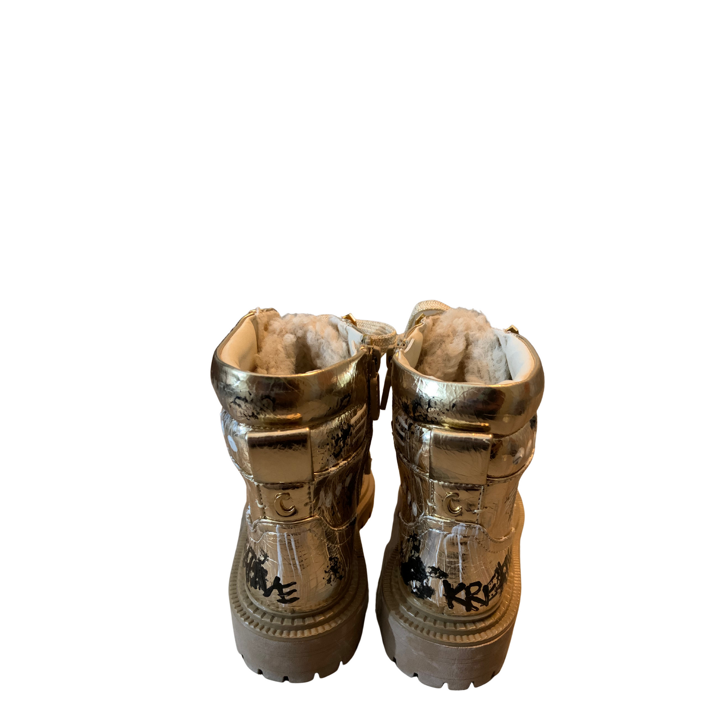 Women’s Authentic Circus By Sam Edelman Hand-painted Boots (Gold)