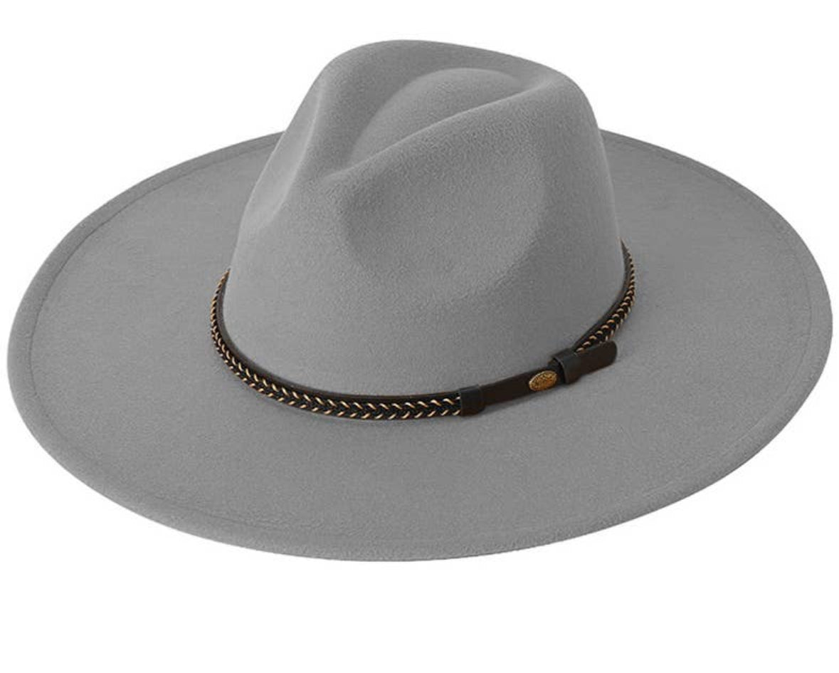 UNISEX, HAND-PAINTED FEDORA